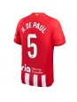 Billige Atletico Madrid Rodrigo De Paul #5 Hjemmedrakt 2023-24 Kortermet